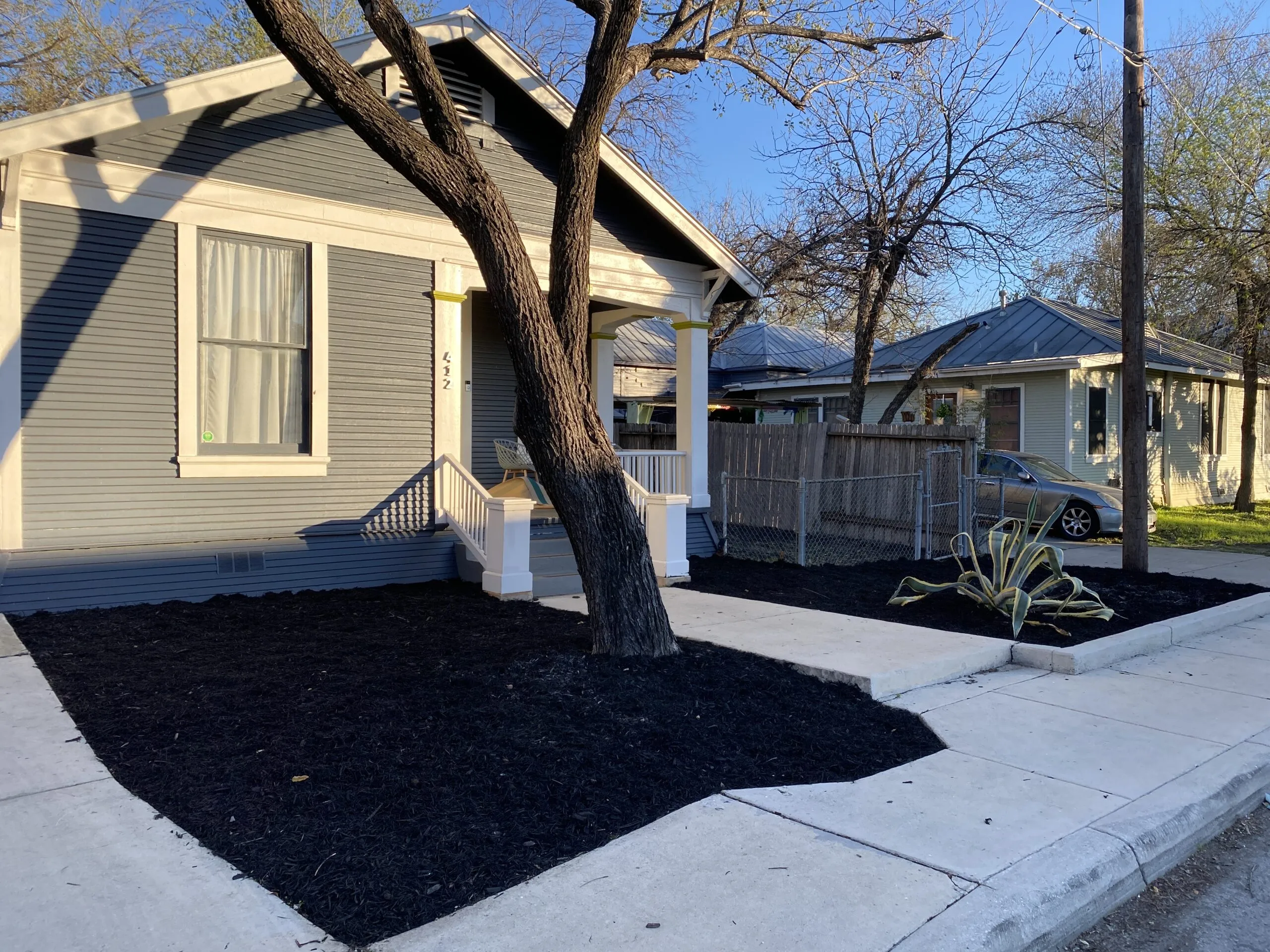 Clean San Antonio home exterior after house washing